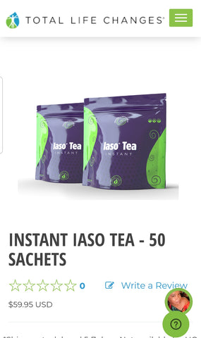 Instand Iaso Tea-50 Sachets