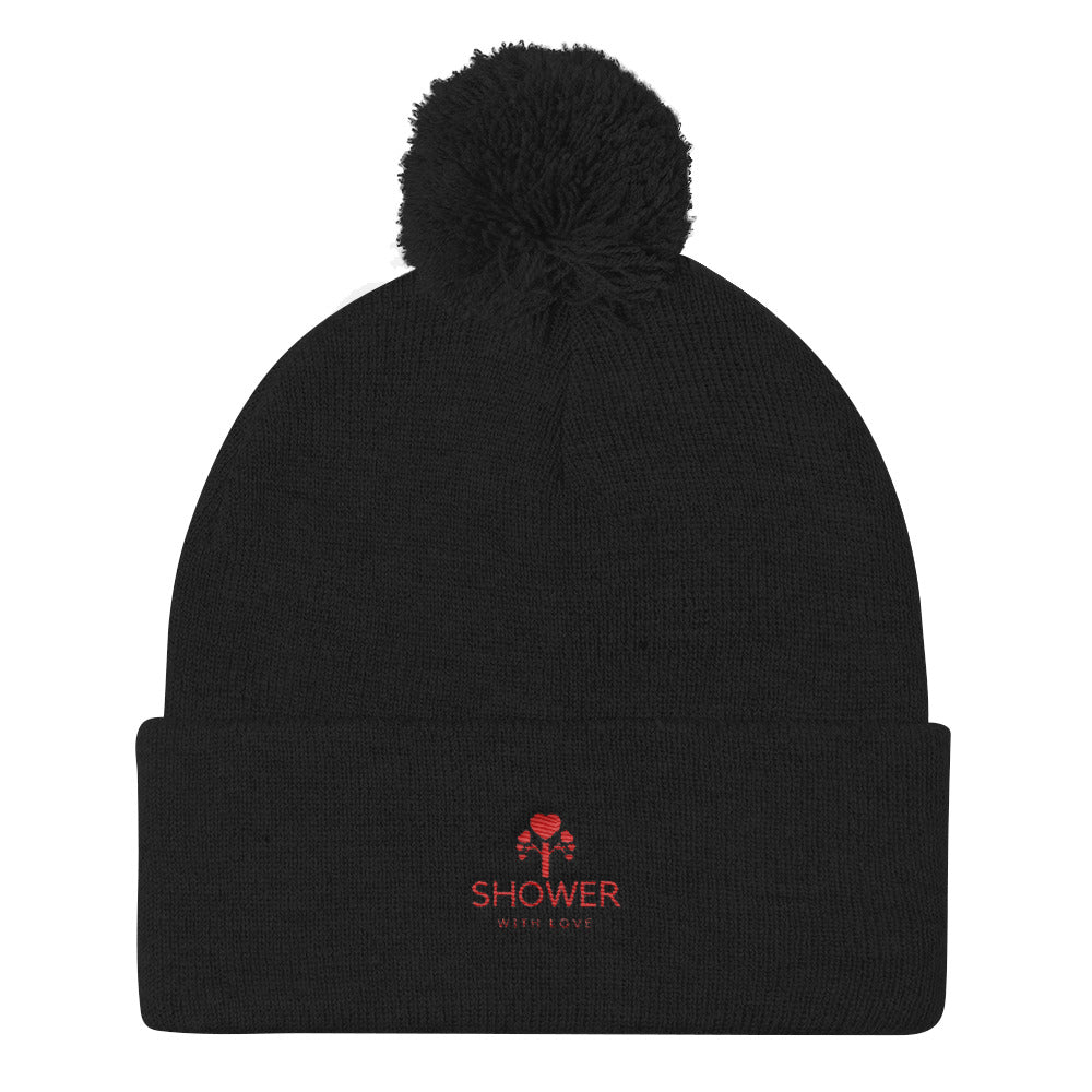 SWL Pom Pom Knit Cap