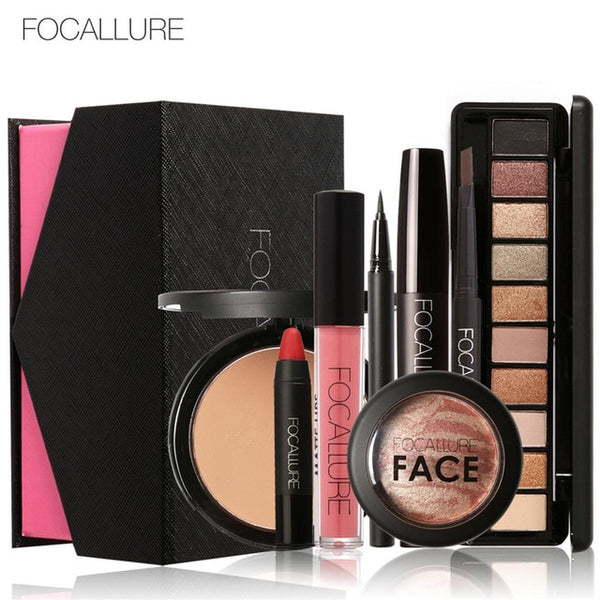 FOCALLURE 8Pcs Daily Use Cosmetics Makeup Sets