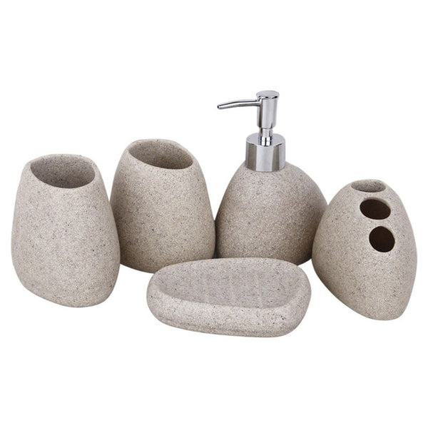 5 Pcs/Set Bathroom Accessories Sets
