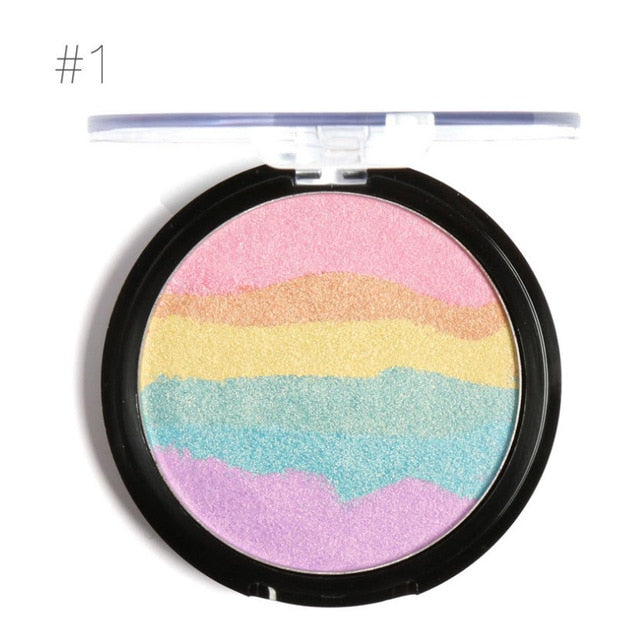 FOCALLURE Pro DIY Rainbow Highlighter Powder Palette