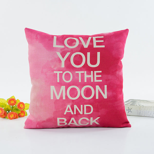 Valentine's Day Flax Pillow