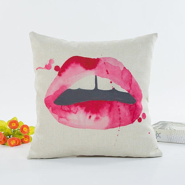 Valentine's Day Flax Pillow