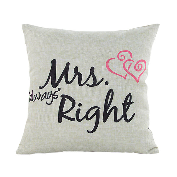 Valentine's Day Flax Pillow