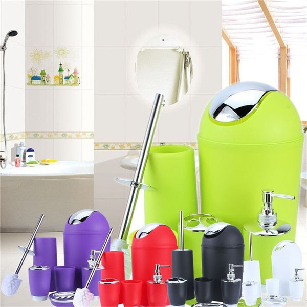 6pcs Bathroom Accessory Set