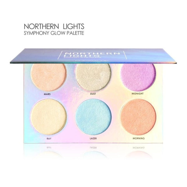 Focallure 6 Colors Face Highlighter Palette