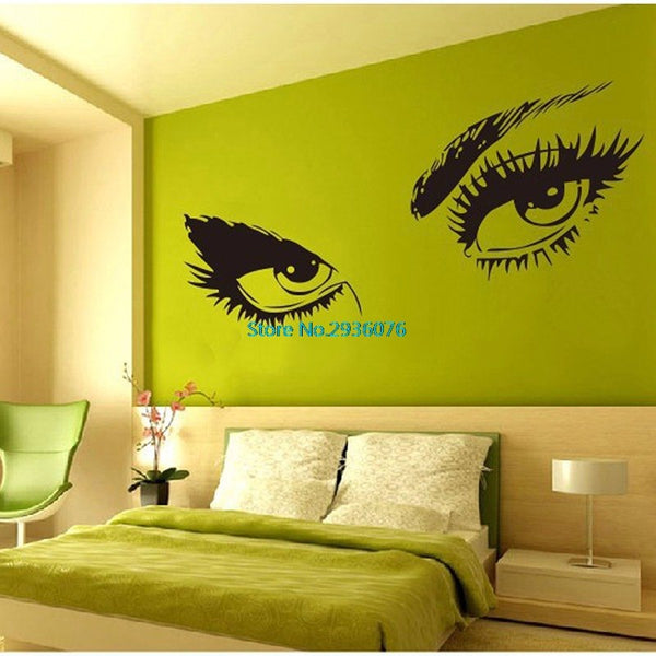 Charming Black Eyes Wall Decal