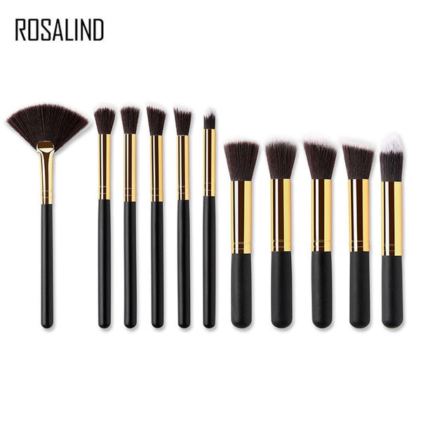 ROSALIND 11PCS eye lips face Make up Brush Set