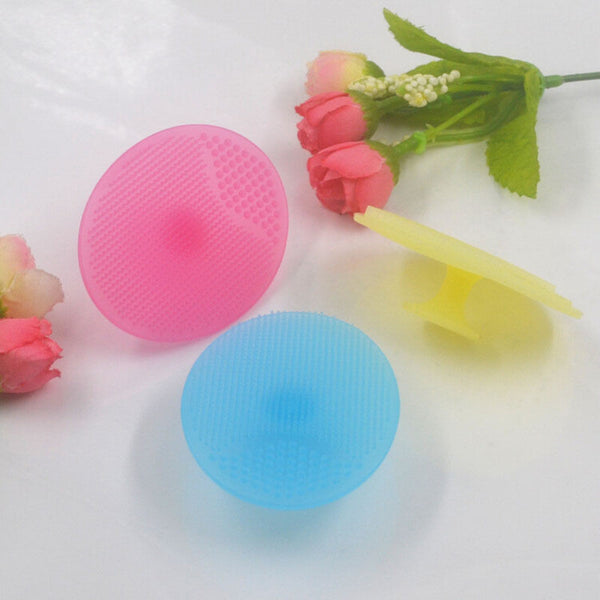 Baby Infant Soft Silicone Bath Shower Brush