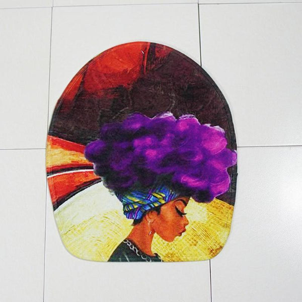 3Pcs/set New African Girl Print Bathroom Set