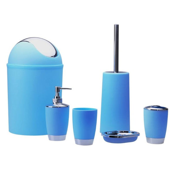 6 Pcs Bathroom Set