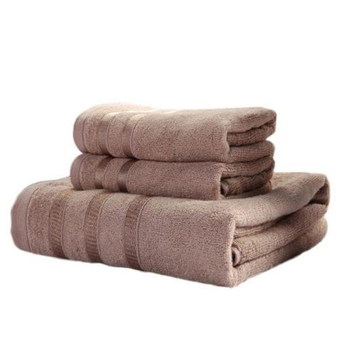3PCS 100% Egyptian Cotton Towels Bathroom Bale Towel Set