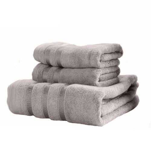 3PCS 100% Egyptian Cotton Towels Bathroom Bale Towel Set
