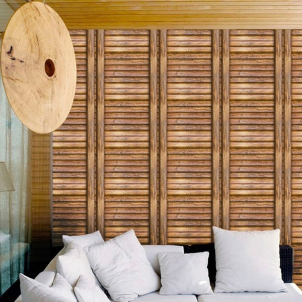 New PVC Self-Adhesive Wall Paper Brick  3D Imitation Rock Stone Vinyl Wallpaper