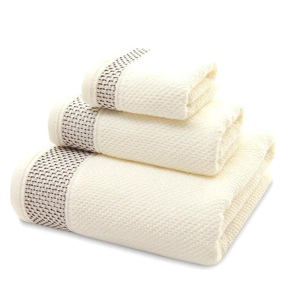 3pcs/set Cotton Towel Set