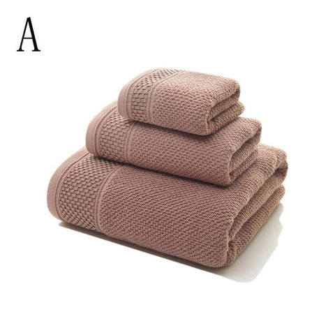 3pcs/set Cotton Towel Set