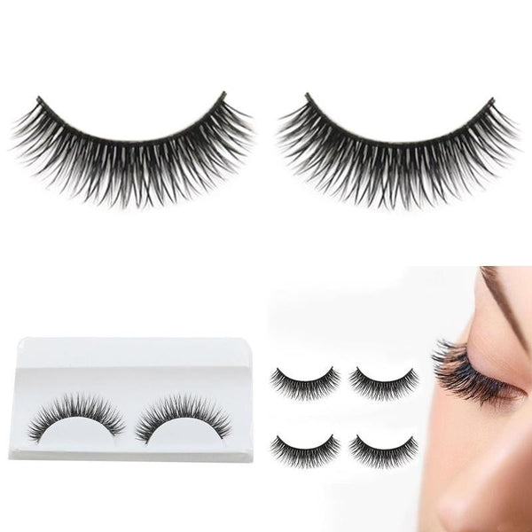 1Pair Natural Beauty Close A Few False Eyelashes for Women