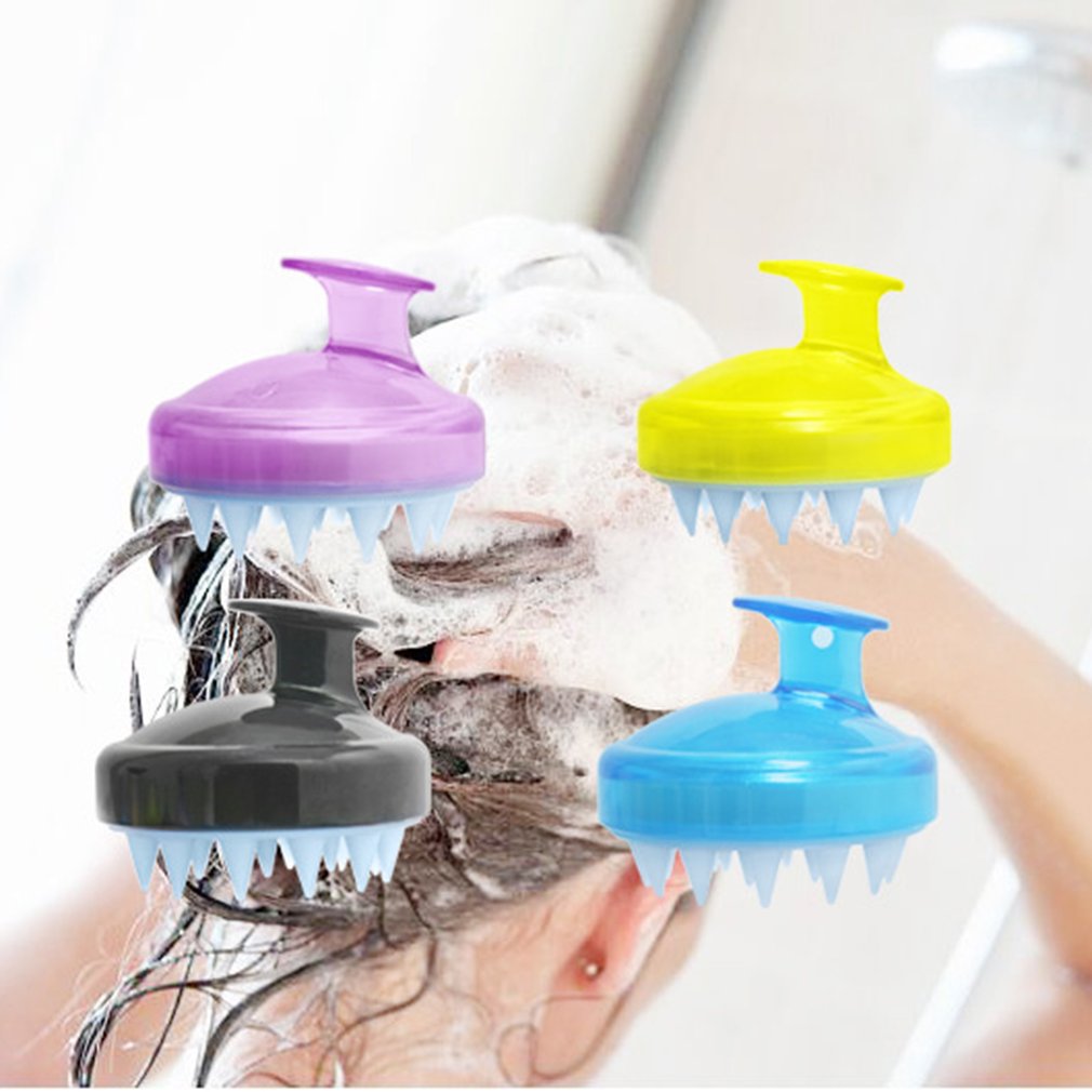 High Quality Silicone Round Shampoo Brush