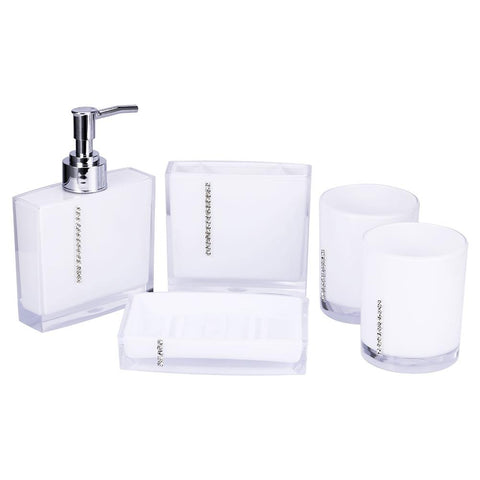 5PCS Suit Acrylic Bathroom Set