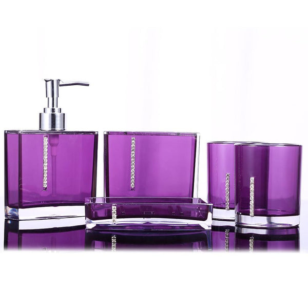 5PCS Suit Acrylic Bathroom Set