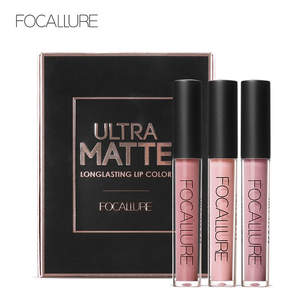 FOCALURE 3Pcs Long-lasting Lip