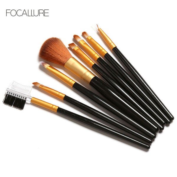 FOCALLURE 8Pcs Professional Makeup Brushes Set