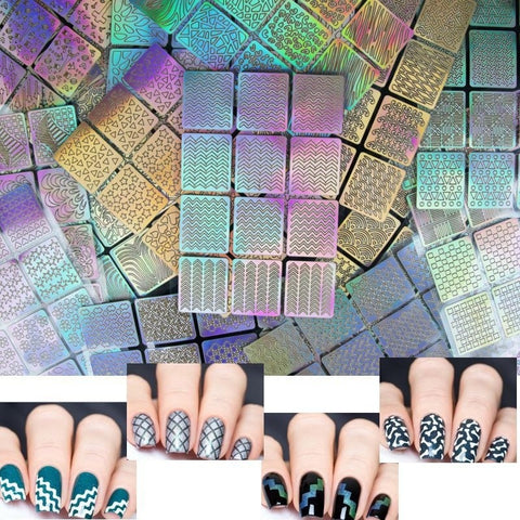 1pc Sheet Nail Vinyls Nail Art Manicure Stencil