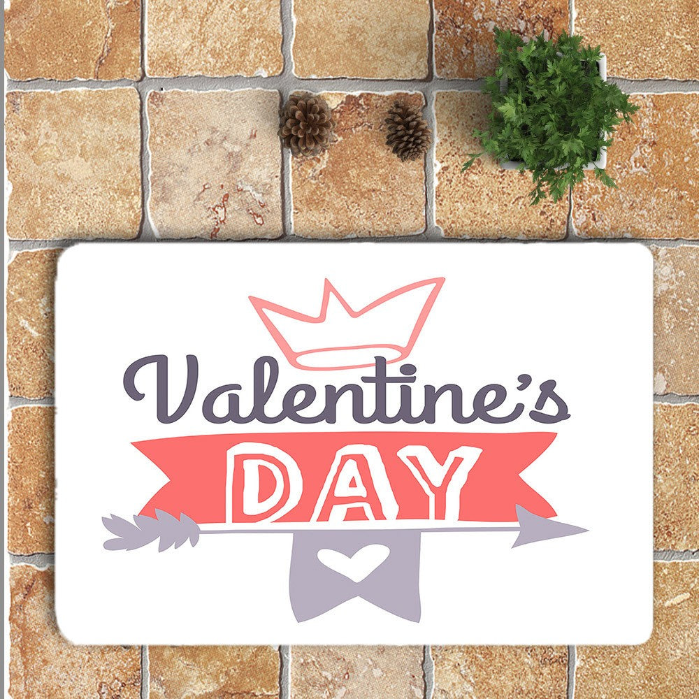 Romantic Valentine's Day Area Rug Mat