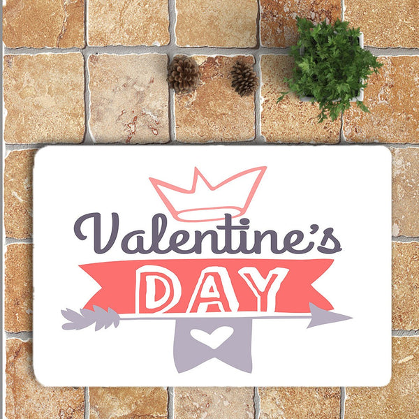 Romantic Valentine's Day Area Rug Mat
