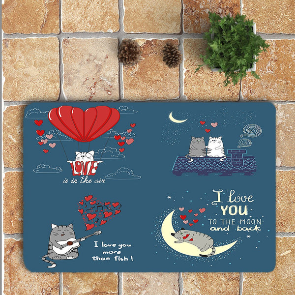 Romantic Valentine's Day Area Rug Mat