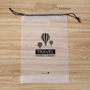 Transparent Cosmetic Bag Travel Drawstring Storage Pouch