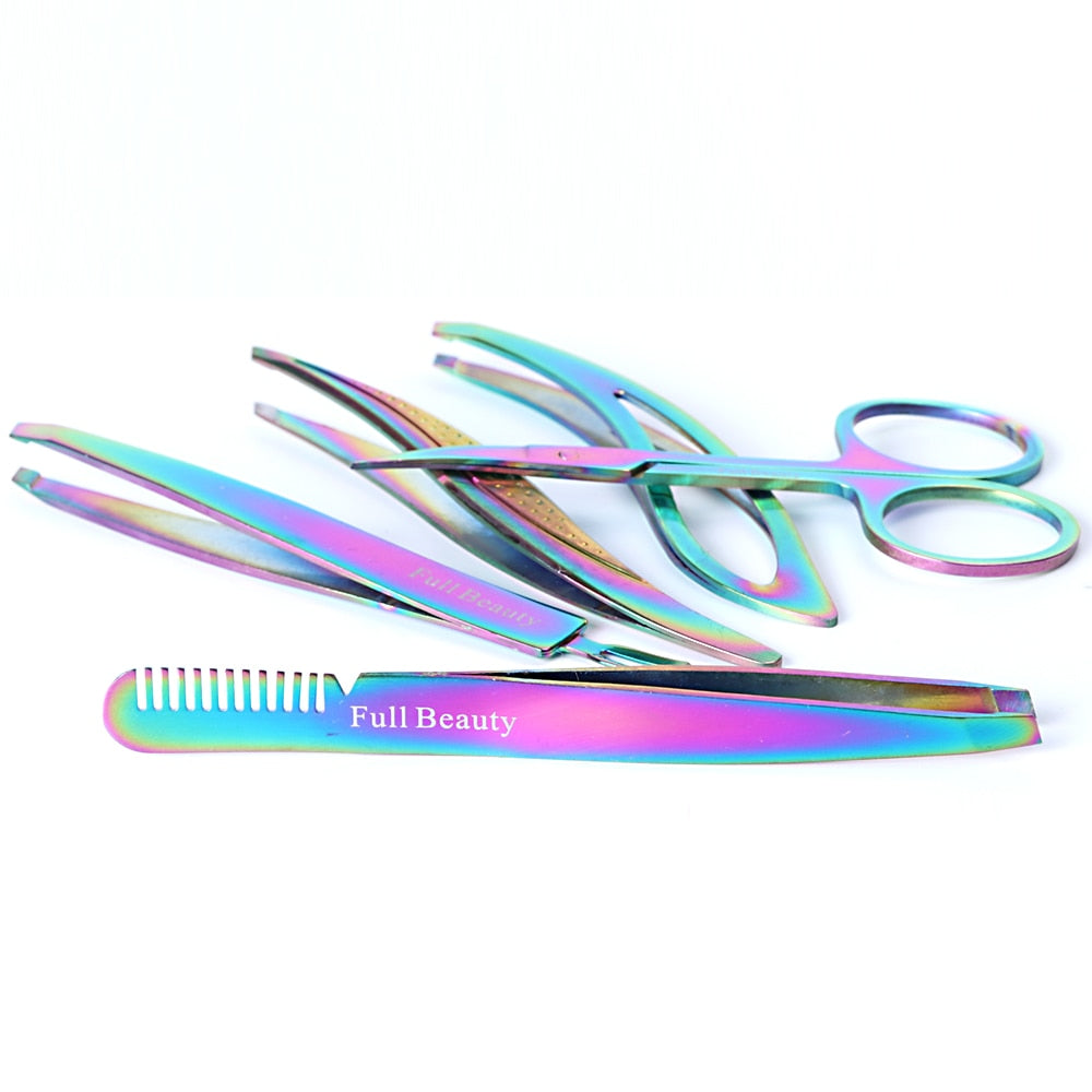 5pcs Chameleon Tweezers