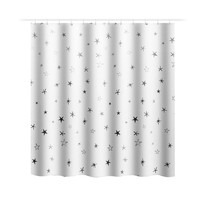 4pcs Shower Curtain Bathroom Set