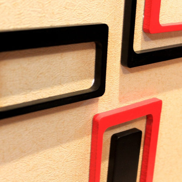 3D Square Wood Photo Frame 5pcs set