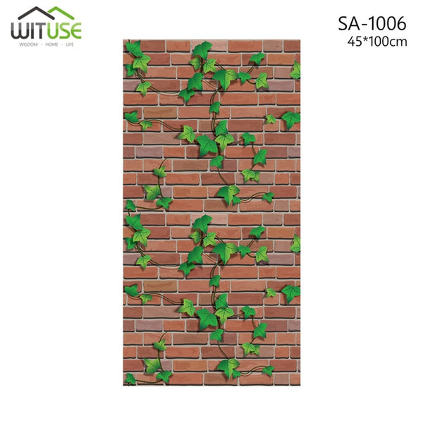 Vinyl Self Adhesive Wallpaper Brick Backdrop