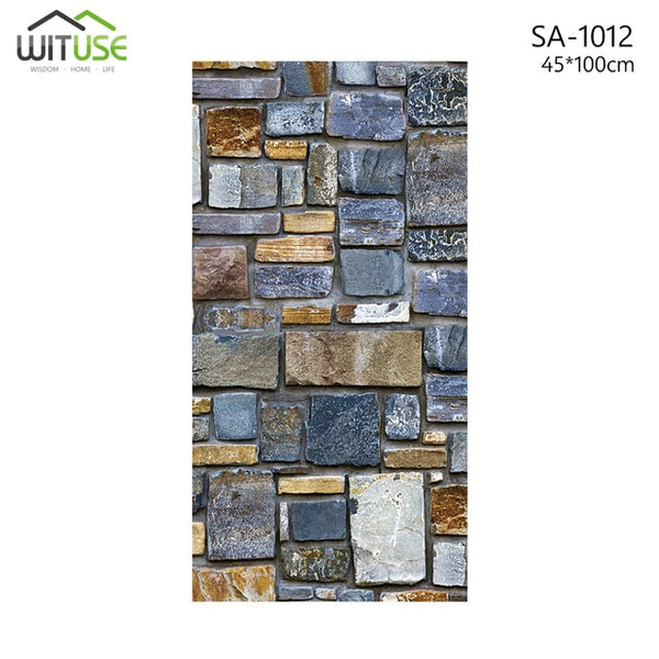 Vinyl Self Adhesive Wallpaper Brick Backdrop
