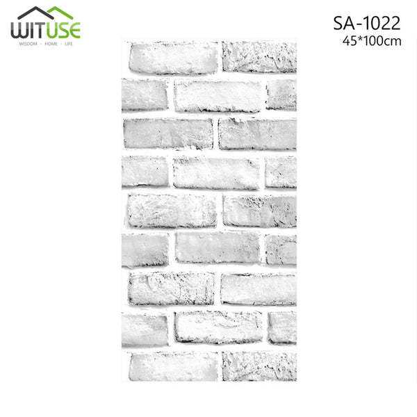 Vinyl Self Adhesive Wallpaper Brick Backdrop